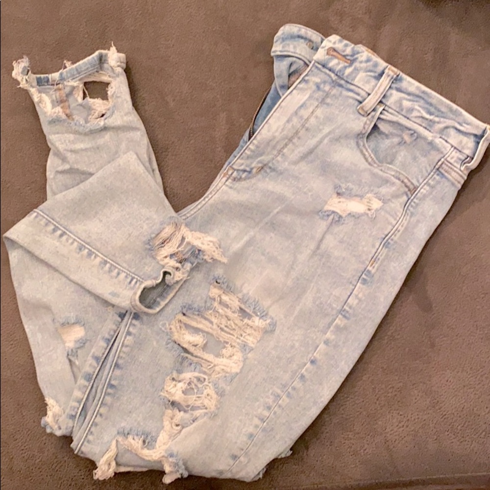 American Eagle curvy super hi-rise jegging